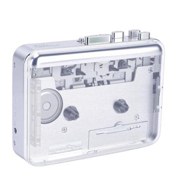 Imagem de Jectse Reprodutor de Fita Cassete, Conversor de Cassete USB para MP3 Com Porta de Fone de Ouvido e Alto-falantes Duplos, para Entusiastas de Música