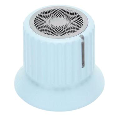 Imagem de Heayzoki Alto-falante Magnético Bluetooth, Mini Alto-falante Portátil Com Suporte para Telefone, Botão de Volume Ajustável e Dispositivo Sem Fio de Som Surround 360° para Casa, Atividades (Azul)