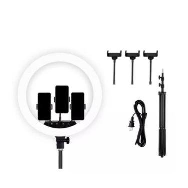 Imagem de Ring Light Led Grande Iluminador 45cm 18 Polegadas + Tripé - A.R Varie