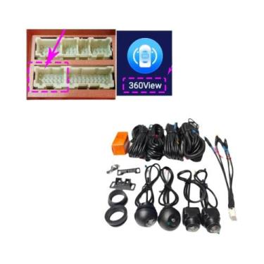 Imagem de Sistema De Visão Surround 3D 360 Graus 1080P Para Estacionamento De Ca