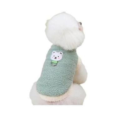 Imagem de Casaco Quente De Pelúcia Para Cães Pequenos E Médios, Roupa De Inverno