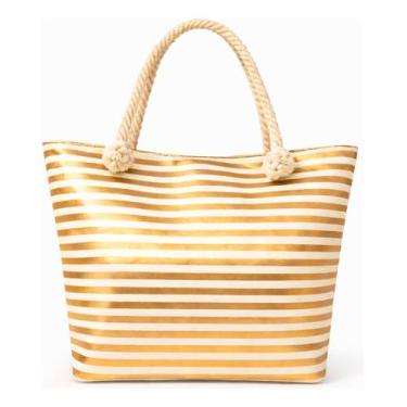 Imagem de Bolsa de Praia Feminina com Alça Confortável e Necessaire Organizadora