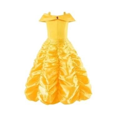 Imagem de Fantasia De Princesa Para Meninas, Elsa, Anna, Cinderela, Branca De Ne