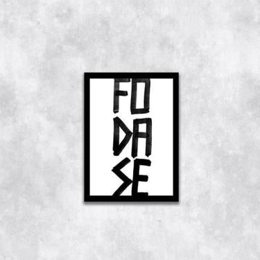 Imagem de Quadro -Se 45X34Cm - Com Vidro Moldura Preta