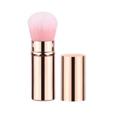 Imagem de Pincel De Blush Retrátil Mini Portátil Multifuncional Com Cabo De Alum