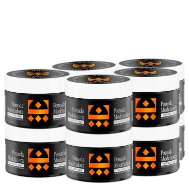 Imagem de Kit 10 Pomada Para Cabelo Efeito Neutro Embaixador 250G