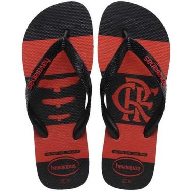 Imagem de Chinelo Havaianas Top Flamengo FC - Masculino - Pretopretopr, Preto, P