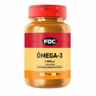 Imagem de Suplemento Alimentar em Comprimidos FDC - Ômega 3 1000mg, 30 Caps