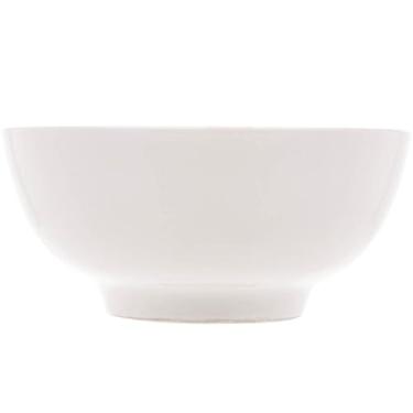 Imagem de Cumbuca de Porcelana Branca Lyor 540ml para Saladas Sopas Frutas Bowl 