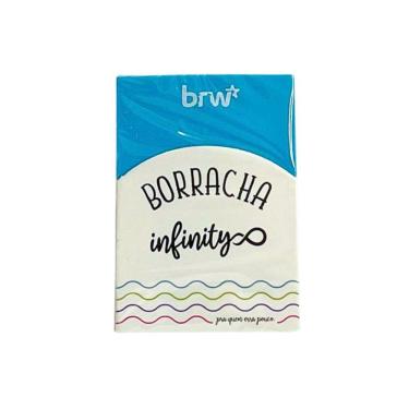 Imagem de Borracha Grande Colorida Infinity Brw Azul