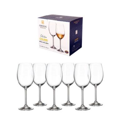 Imagem de Jogo de 6 Taças Cristal Vinho Branco 450ml - Bohemia - Full Fit