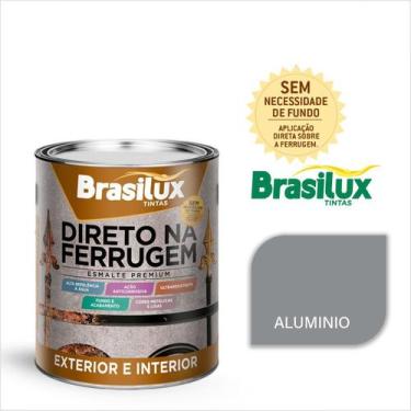 Imagem de Tinta Esmalte Direto Na Ferrugem 3,6 Litros Brasilux Escolha sua Cor S