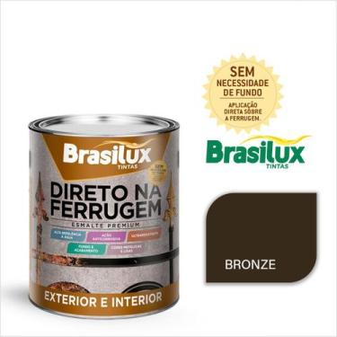 Imagem de Tinta Esmalte Direto Na Ferrugem 3,6 Litros Brasilux Escolha sua Cor S