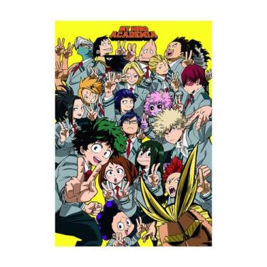 Imagem de Pôster Mys Heros Academias Anime Art 40x50cm Papel 60g - yiweisai