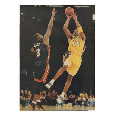 Imagem de Pôster: arte de parede, pintura decorativa, Kobe Bryant, anime retrô -