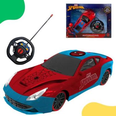 Imagem de Carrinho de Controle Remoto Homem Aranha Autoracing Candide 58003