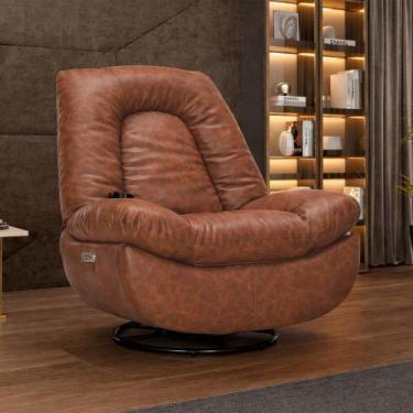 Imagem de Poltrona Reclinável Elétrica com Massagem e Aquecimento Salvana L07 ma