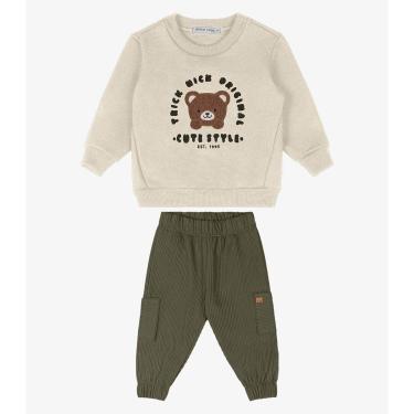 Imagem de Conjunto Blusão Com Calça Trick Nick Bege-Masculino