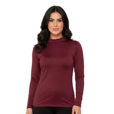 Imagem de Blusa Térmica Gola Alta Feminina Básica Inverno Segunda Pele - AG Indu