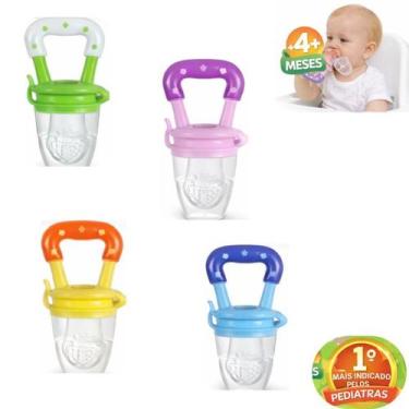 Imagem de Introdutor Chupeta Alimentadora de Silicone com Tampa Higiênica para B