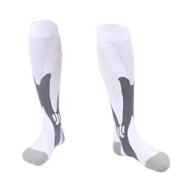 Imagem de Meias De Compressão Para Homens E Mulheres 20-30mmHg, Meias Altas Para