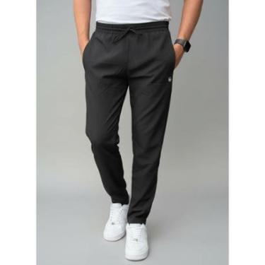 Imagem de Calça Casual Fit Tactel Elastano Skinny Leve Academia Treino-Masculino