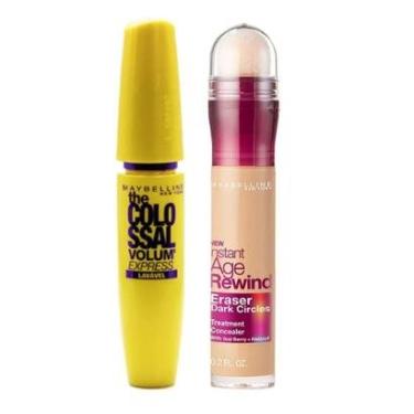 Imagem de Maybelline Colossal Eraser Kit - Máscara para Cílios + Corretivo Medium Kit-Feminino