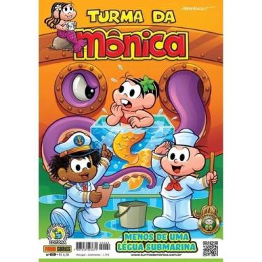 Imagem de Gibi - turma da monica - ed 69 - menos de uma légua submarina - PANINI