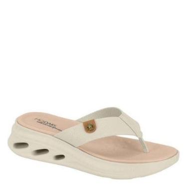 Imagem de Tamanco Modare Conforto Ortopedico Feminino Esporao 7215.101 - Branco Off/ Camel - 39-Feminino