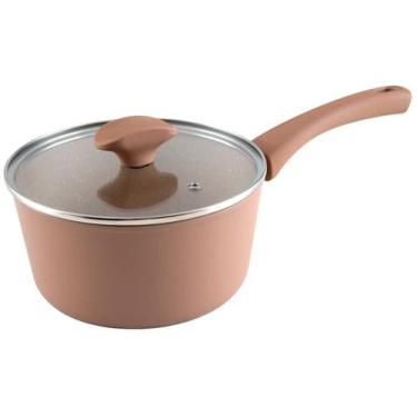 Imagem de Jogo de Panelas Brinox Mocha Mousse 5 Peças Optima Ceramic Life, Mocha