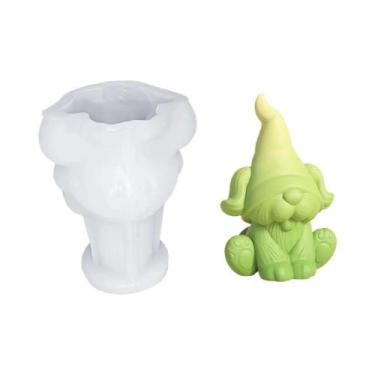 Imagem de Molde De Silicone 3D De Rena De Natal Para Velas, Gesso E Resina Epóxi