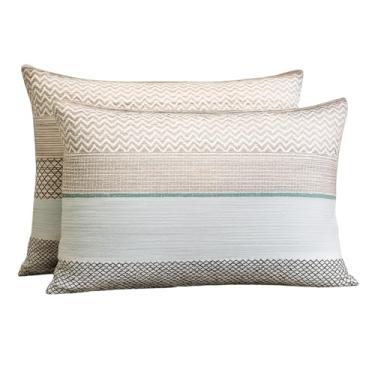 Imagem de Kit 4 Fronhas Avulsas de Malha Estampada 100% Algodão COZZILAR - Conforto, Maciez e Ele...