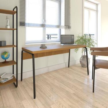 Imagem de Mesa Orgânica Diretor Cantos Arredondados Round 150cm Est.preta