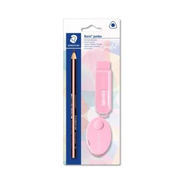 Imagem de Kit Noris Jumbo Staedtler Pastel com 3 Peças 61 SBK4 PA