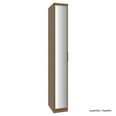 Imagem de Guarda Roupa Modulado 01 Porta de Vidro 245cm com Prateleira Setiba - 