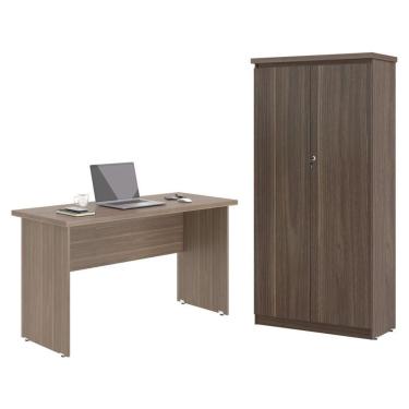 Imagem de Mesa De Escritorio Com Armário 2 Portas Pampulha Affara