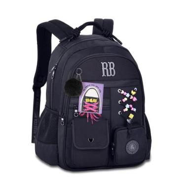 Imagem de Mochila de Costas Rebecca Bonbon Beaded Fun RB27422 Grande Juvenil Com