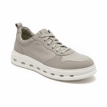 Imagem de Democrata Urbano Couro Cinza Cloudy Masculino Casual -, Cinza, Cloudy,