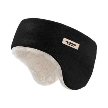 Imagem de Protetores De Orelha De Inverno Em Fleece Espesso, Térmicos E À Prova 