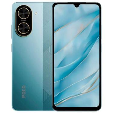 Imagem de Smartphone Xiaomi Poco C71 64GB 3GB RAM Dual SIM Tela 6.88" - Azul, 64