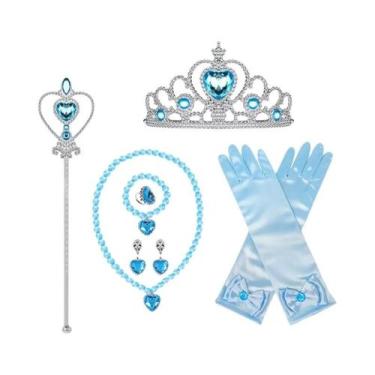 Imagem de Vestido De Princesa Frozen Elsa Anna Para Meninas, Fantasia Infantil P