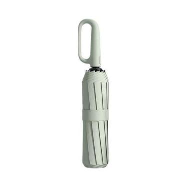 Imagem de Guarda-chuva Automático Portátil Com Fecho De Anel, Resistente Ao Vent