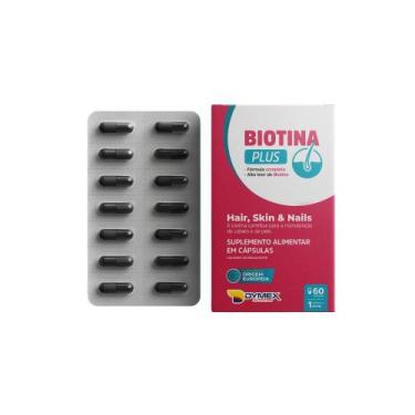 Imagem de Biotina Plus Blister Cabelos, Peles e Unhas 60 cápsulas Dymex Nutritio
