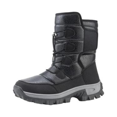 Imagem de Botas De Neve Femininas Quentes E Impermeáveis Com Plataforma Antiderr
