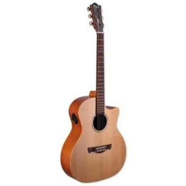 Imagem de Violao tagima medium jumbo eq aco t/spruce solido b/s sapele frontier 