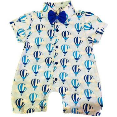 Imagem de Macacão Infantil Menino Marinheiro Bebe Fantasia Safari Carr - anjo da