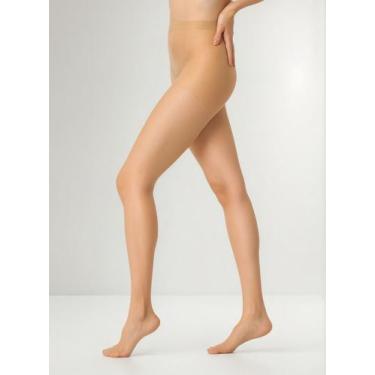Imagem de Kit 2 Meia Calça Adherence Fio 15 Trifil 6394 Casapaula, Natural claro