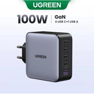 Imagem de UGREEN Carregador rápido 100W Nexode GaNInfinity 5 portas ( suporta Su