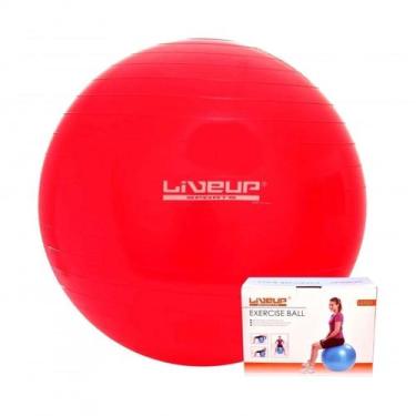 Imagem de Bola Suiça Gym Ball Para Pilates e Fisioterapia 45cm Vermelha Liveup