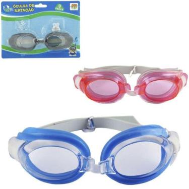 Imagem de Oculos de natacao com protetor de ouvido e nariz dm splash colors na c